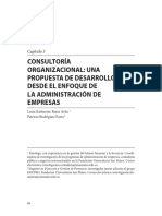 Consultoría Organizacional: Una Propuesta de Desarrollo Desde El Enfoque de La Administración de Empresas