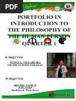 Philosophy Portfolio - Quarter 1