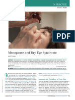 Menopause and Dry Eye Syndrome