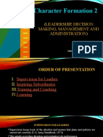 CF 102 (Lecture 2) Part 3 The Six Points of Leadership Power, Significance of Self-Control in Leadership