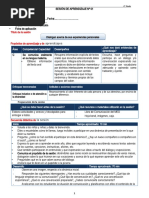 Sesiones de Aprendizaje - 6°-2022