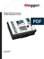 Megger Multi-Tap Automatic Current Transformer Test Set: User's Guide