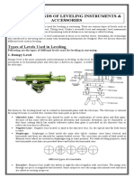 Different Kinds of Leveling Instruments & Accessories