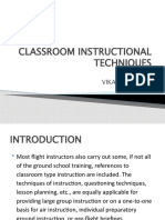 Classroom Instructional Techniques