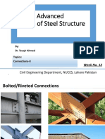 Advanced Design of Steel Structure: Civil Engineering Department, NUCES, Lahore Pakistan