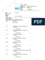 Fault Codes: STO U Andriiv