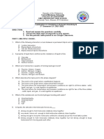 General Chem-2 Midterm Exam Questionnaires