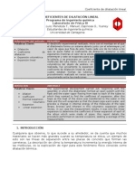 Informe Coeficiente de Dilatacion Lineal 3 Corte