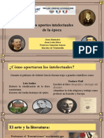 Los Aportes Intelectuales de La Época