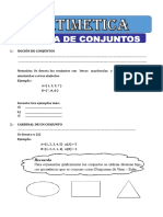 Ejercicios de Teoria de Conjuntos para Sexto de Primaria