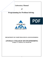 PPS Lab Manual