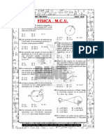 Física - M.C.U.: CICLO 2020 Círculo de Estudios Big Bang