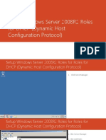 Setup Windows Server 2008R2 Roles For DHCP (Dynamic Host Configuration Protocol)