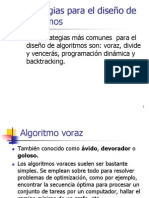 Estrategias para El Diseno de Algoritmos