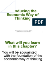 Introducing The Economic Way of Thinking