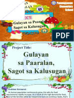 Project Gulayan Sa Paaralan Sagot Sa Kalusugan 2021