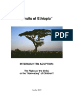 Fruits of Ethiopia: The Rights of The Child or The Harvesting of Children