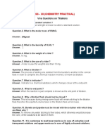 Viva Questions Titrations