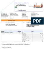 Tax Invoice: ALWAR GAS SERVICE (000010176)