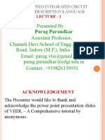 VHDL Lecture Series-I