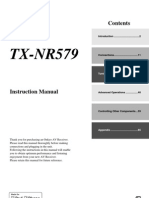 tx-nr579 Manual e