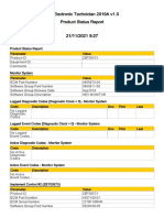 Cat Electronic Technician 2019A v1.0 Product Status Report