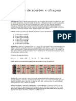 Formação de Acordes e Cifragem