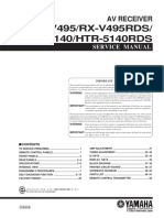 Yamaha RX v495 Rds Schematic