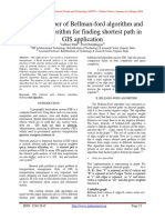 A Survey Paper of Bellman-Ford Algorithm and Dijkstra Algorithm For Finding Shortest Path in GIS Application