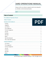 PCX Dashboard Operations Manual