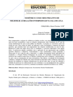 O Teste Sociométrico Como Meio Proativo de Melhorar As Relações Interpessoais Na Sala de Aula