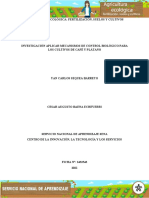 Investigación Aplicar Mecanismos de Control Biológico para Los Cultivos de Café y Plátano