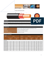 Technical Specification: Single Core Unarmoured Cables Copper Conductors XLPE Insulated 0.6/1KV