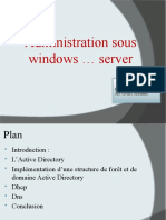 Administration Sous Windows Server