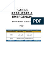 Plan de Respuesta A Emergencia