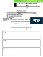 Statistics and Probability: Week 2: 3 Quarter-Modules 5-7