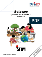 Science: Quarter 3 - Module 1: Friction