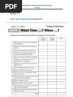 Modulo 7 Online Homework