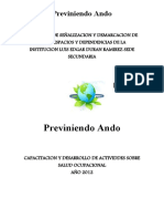 Programa de Señalizacion y Demarcacion de Areas