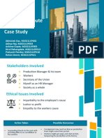 Industrial Dispute Resolution: Case Study