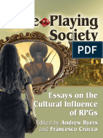 The Role-Playing Society Essays On The Cultural Influence of RPGs