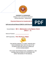 Self-Instructional Manual (SIM) For Self-Directed Learning (SDL)