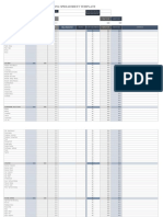 Contractor Project Cost Tracking Spreadsheet Template