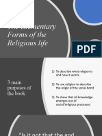 The Elementary Forms of The Religious Life