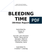 HEMA2 - Bleeding Time Written Report