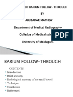 Barium Follow Through