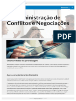 ADMINISTRAÇÃO DE CONFLITOS E NEGOCIAÇÕES v.2