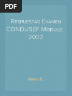 Respuestas CONDUSEF Examen MODULO I - Importancia de La Educación Financiera y Su Contexto 2022