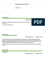 Gabarito Avaliação Precoce Do Risco de Suicídio.