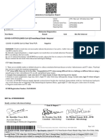 Covid-19 RTPCR (Sars Cov-2) Throat/Nasal Swab-Haryana : Laboratory Investigation Report